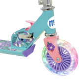 MV Sports Stitch Folding Inline Scooter with Light Up Wheels