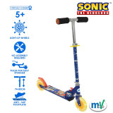 MV Sports Sonic Folding Inline Scooter with Light Up Wheels