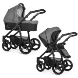 Venicci Soft 2-in-1 Pram Bundle - Denim Grey
