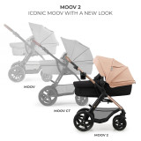 Kinderkraft Moov 2 4-in-1 Travel System - Beige