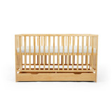 Ickle Bubba Hartley Classic Cot, Under Drawer & Premium Sprung Mattress - Pine