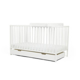 Ickle Bubba Hartley Classic 2 Piece Furniture Set & Fibre Mattress - White