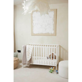 Ickle Bubba Hartley Classic 2 Piece Furniture Set & Fibre Mattress - White