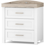 Silver Cross Valencia Dresser - White/Natural Ash