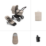 Bugaboo Donkey 5 Mono Complete Bundle - Black/Desert Taupe