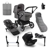 Bugaboo Donkey 5 Mono Ultimate Bundle - Graphite/Grey Melange