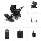 Bugaboo Donkey 5 Mono Ultimate Bundle - Black/Midnight Black