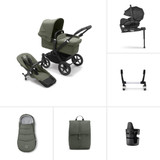 Bugaboo Donkey 5 Mono Ultimate Bundle - Black/Forest Green