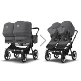 Bugaboo Donkey 5 Twin Complete Bundle - Graphite/Grey Melange