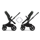 Bugaboo Donkey 5 Twin Complete Bundle - Black/Forest Green