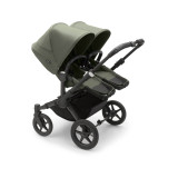 Bugaboo Donkey 5 Twin Complete Bundle - Black/Forest Green
