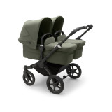 Bugaboo Donkey 5 Twin Complete Bundle - Black/Forest Green