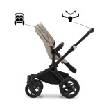 Bugaboo Donkey 5 Twin Complete Bundle - Black/Desert Taupe