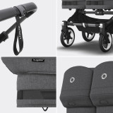 Bugaboo Donkey 5 Twin Ultimate Bundle - Graphite/Grey Melange