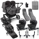 Bugaboo Donkey 5 Twin Ultimate Bundle - Graphite/Grey Melange