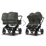 Bugaboo Donkey 5 Twin Ultimate Bundle - Black/Forest Green