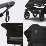 Bugaboo Donkey 5 Duo Cloud T Ultimate Bundle - Black/Midnight Black