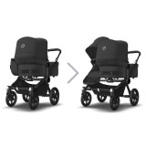 Bugaboo Donkey 5 Duo Cloud T Ultimate Bundle - Black/Midnight Black