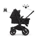 Bugaboo Donkey 5 Duo Cloud T Ultimate Bundle - Black/Midnight Black
