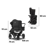 Bugaboo Donkey 5 Duo Cloud T Ultimate Bundle - Black/Midnight Black