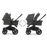 Bugaboo Donkey 5 Duo Cloud T Ultimate Bundle - Black/Forest Green