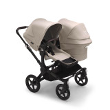 Bugaboo Donkey 5 Twin Cloud T Ultimate Bundle - Black/Desert Taupe