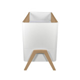 Gaia Baby Hera Cot Bed Studio Edit - White/Oak