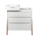 Gaia Baby Hera Studio Edit 2 Piece Room Set - White/Oak