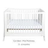 Gaia Baby Hera Studio Edit 2 Piece Room Set - White