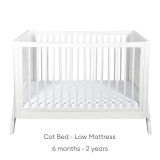 Gaia Baby Hera Studio Edit 2 Piece Room Set - White