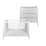 Gaia Baby Hera Studio Edit 2 Piece Room Set - White