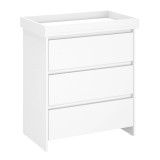 Shefa Kids Changing Unit 880 with 3 Drawers - White