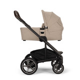 Nuna Mixx Next + Arra Flex & Base Curv Travel System Bundle - Biscotti