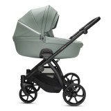 Noordi Fjordi V2 Leather 2-in-1 Pram - Sage