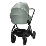 Noordi Fjordi V2 Leather 2-in-1 Pram - Sage