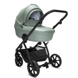 Noordi Fjordi V2 Leather 2-in-1 Pram - Sage