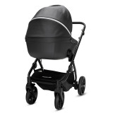 Noordi Fjordi V2 Leather 2-in-1 Pram - Shadow Grey