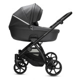 Noordi Fjordi V2 Leather 2-in-1 Pram - Shadow Grey