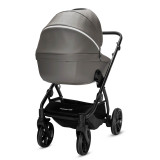 Noordi Fjordi V2 Leather 2-in-1 Pram - Stone Grey