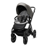Noordi Fjordi V2 Leather 2-in-1 Pram - Stone Grey