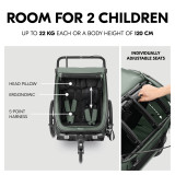 Hauck Bike N Walk Duo - Dark Green