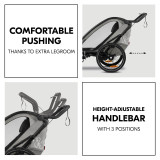 Hauck Bike N Walk Duo - Light Grey