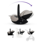 Silver Cross Reef 2 Special Edition Ultimate 360 Family Car Seat Bundle - Frappe