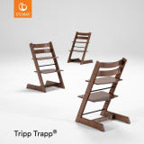 Stokke® Tripp Trapp® Highchair + Baby Set & Tray - Warm Brown