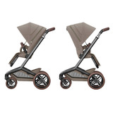 Maxi Cosi Fame - Twillic Truffle with Brown Wheels