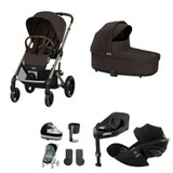 Cybex Balios S Lux Taupe V2 Luxury Cloud G Bundle - Chocolate Brown
