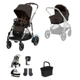 Cybex e-Gazelle S Taupe Essentials Bundle - Chocolate Brown