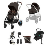 Cybex e-Gazelle S Taupe Comfort Aton B2 Bundle - Chocolate Brown