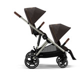 Cybex Gazelle S Taupe Double - Chocolate Brown