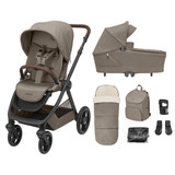 Maxi Cosi Oxford+ 7-Piece Essential Bundle - Twillic Truffle
